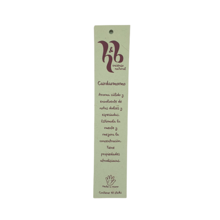 Incienso Natural Cardamomo