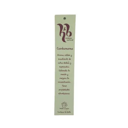 Incienso Natural Cardamomo H&B