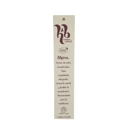 Incienso Natural Mirra Bio H&B