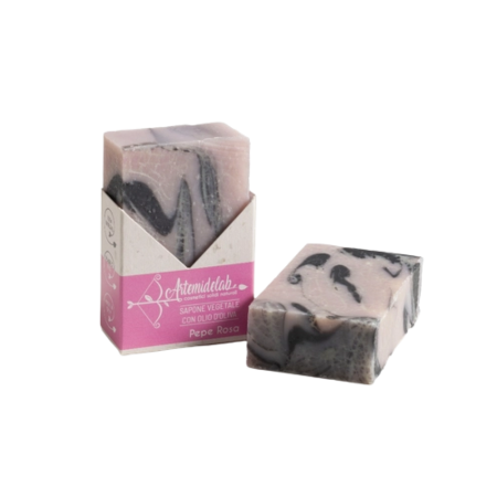 Jabón de ducha artesanal Pimienta Rosa