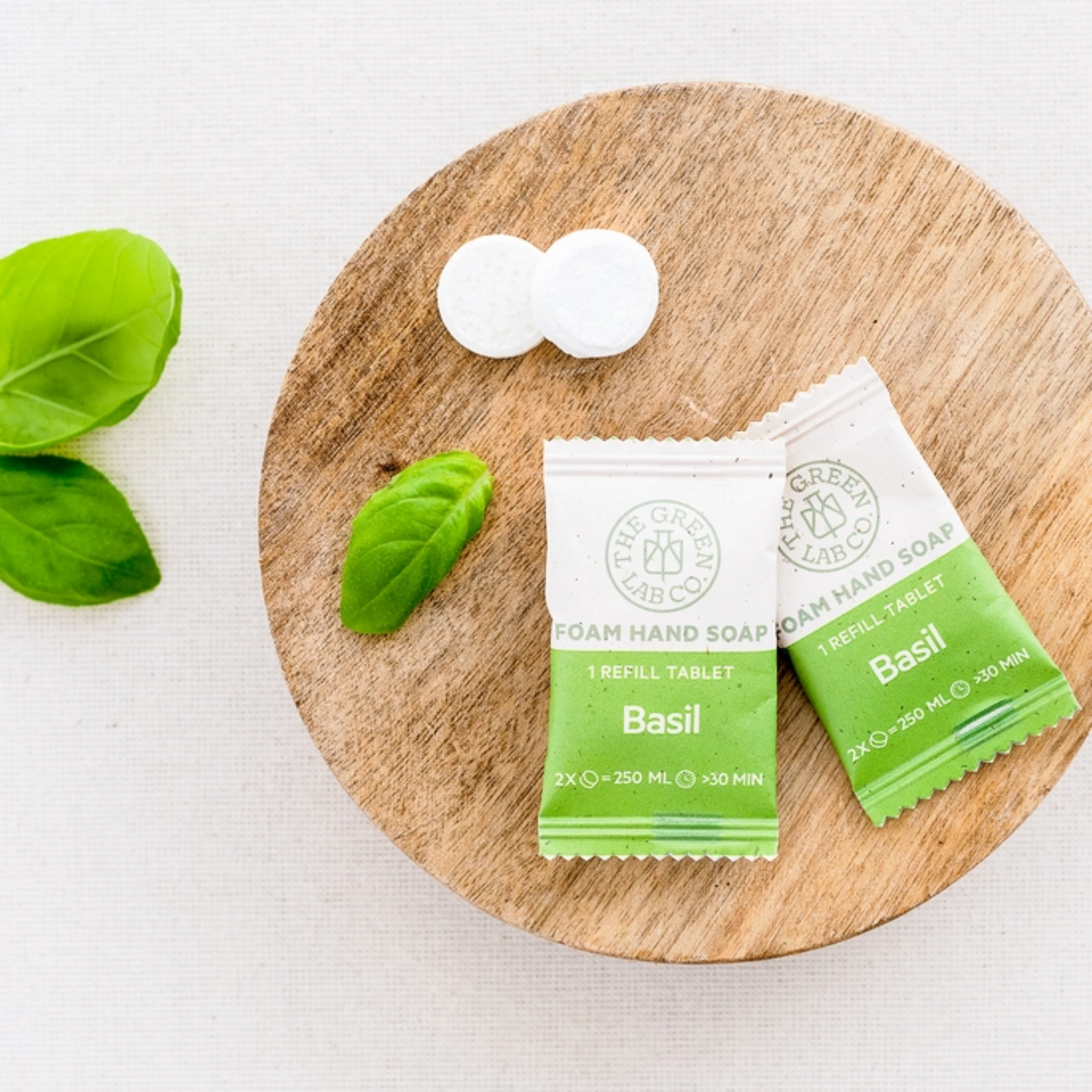 Jabón de manos natural recargable - Eucalipto y Albahaca