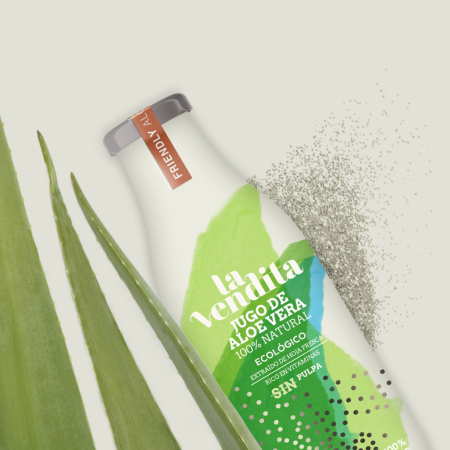 Jugo de Aloe Vera Ecológico con Pulpa - La Vendita