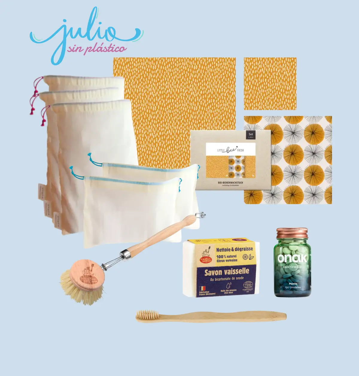 Kit Inicio Zero Waste - Júlio Sin Plástico El Cambio Lógico