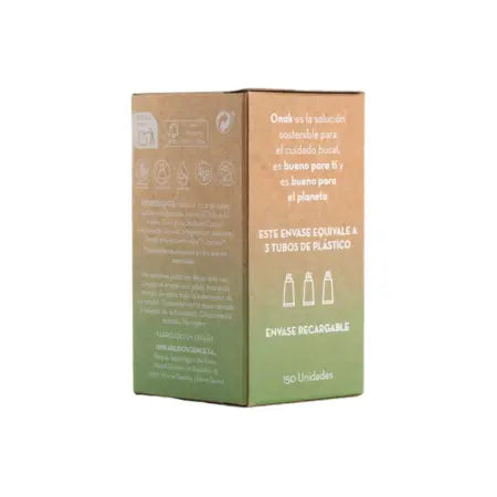 Pasta de Dientes en Tabletas Menta - ONAK ONAK