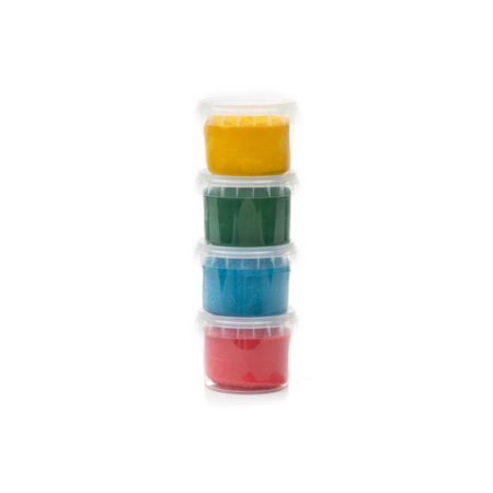 Set de 4 piezas de plastilina orgánica y vegana