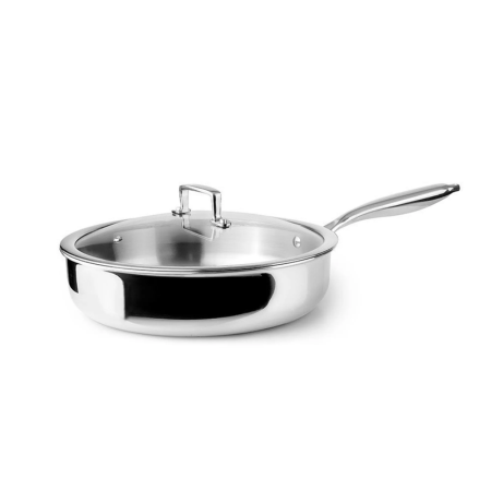 Sartén Guisera con Tapa Triply Natural 28 cm – IBILI
