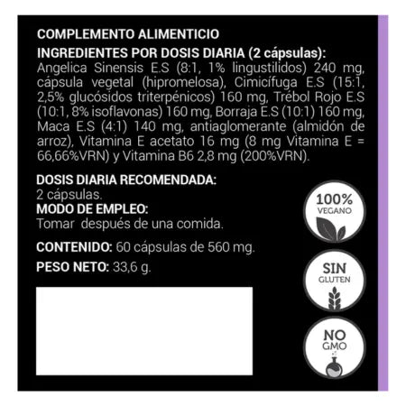 Suplemento Vegano para la Menopausia FemmeUp