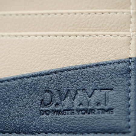 Tarjetero vegano de cuero de manzana