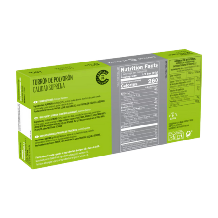 Turrón de polvorón VEGANO