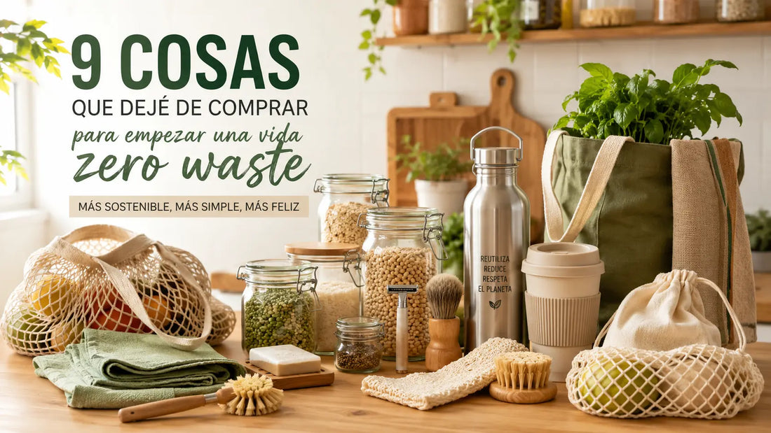 Cocina sostenible con productos reutilizables y alternativas sin plástico