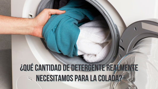 ¿Qué cantidad de detergente realmente necesitamos para la colada?