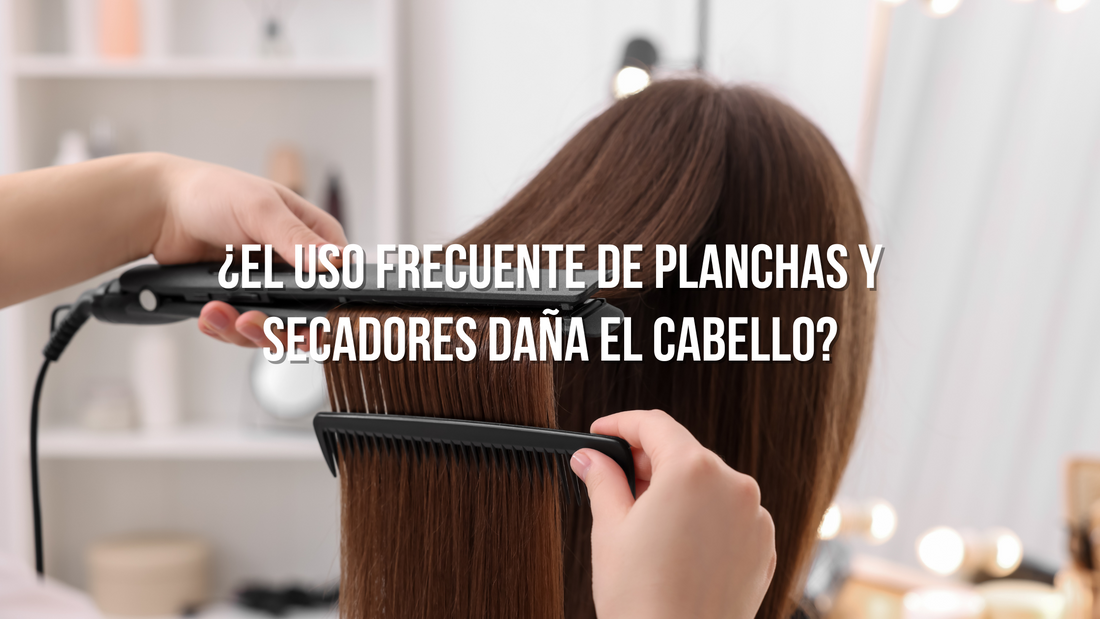 ¿El Uso Frecuente de Planchas y Secadores Daña el Cabello?