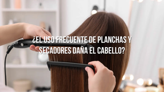 ¿El Uso Frecuente de Planchas y Secadores Daña el Cabello?