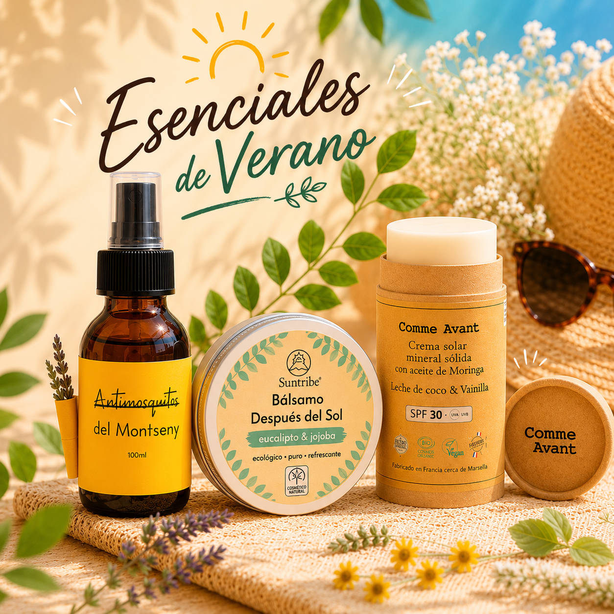 Kit de Proteccion Solar y Antimosquitos para Verano
