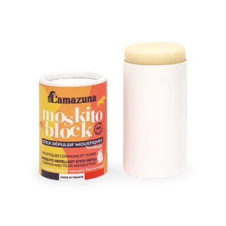 Recambio Moskito Block de Lamazuna para barra repelente de mosquitos natural en formato sólido y sin plástico