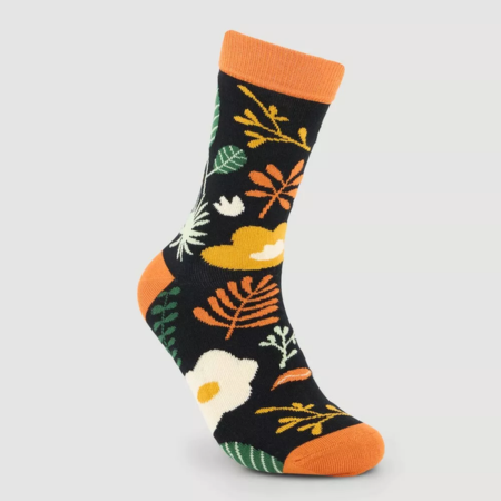 Calcetines Algodon Organico Hojas