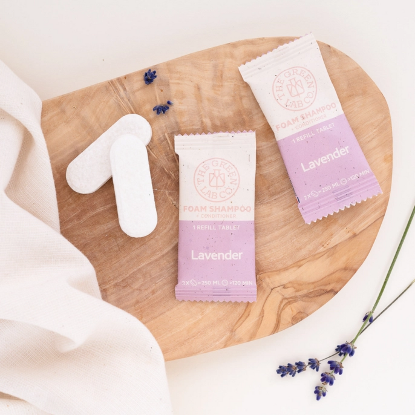 Champú Natural Recargable – Lavanda y Jazmín