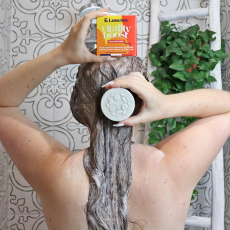 Champú sólido para cabello normal - Vitality Boost