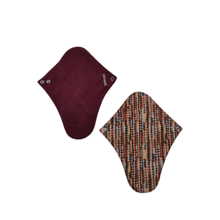 Compresa reutilizable de tela - flujo abundante (noche)