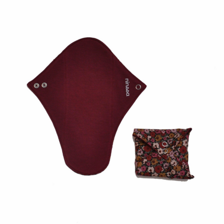 Compresa reutilizable de tela - flujo abundante (noche)