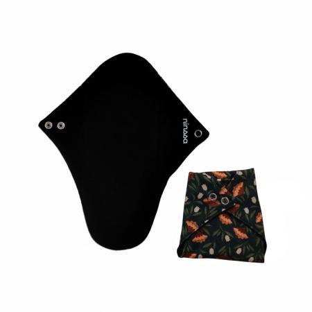 Compresa reutilizable de tela - flujo abundante (noche)