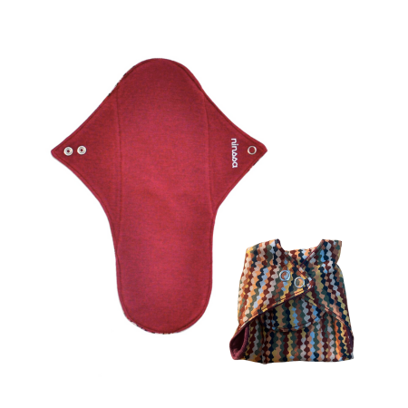 Compresa reutilizable de tela - post-parto