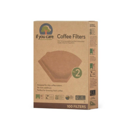 Filtros de Café de Papel Ecológicos - Números 2 & 4