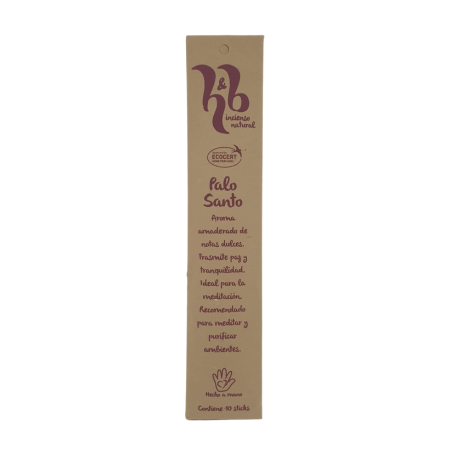 Incienso Natural Palo Santo Bio