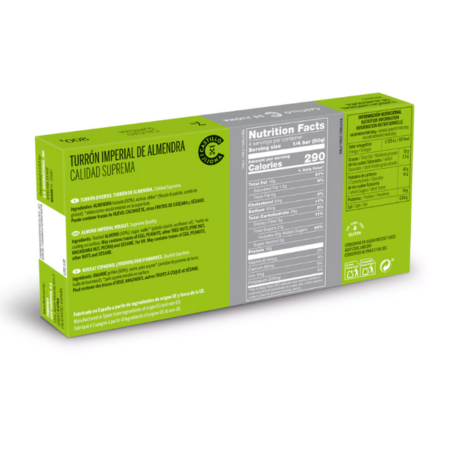 Turron Imperial Vegano de Almendra